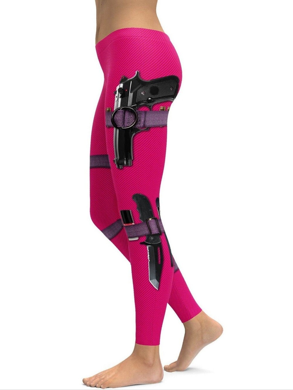 Gearbunch Leggings Pink Tactical Print